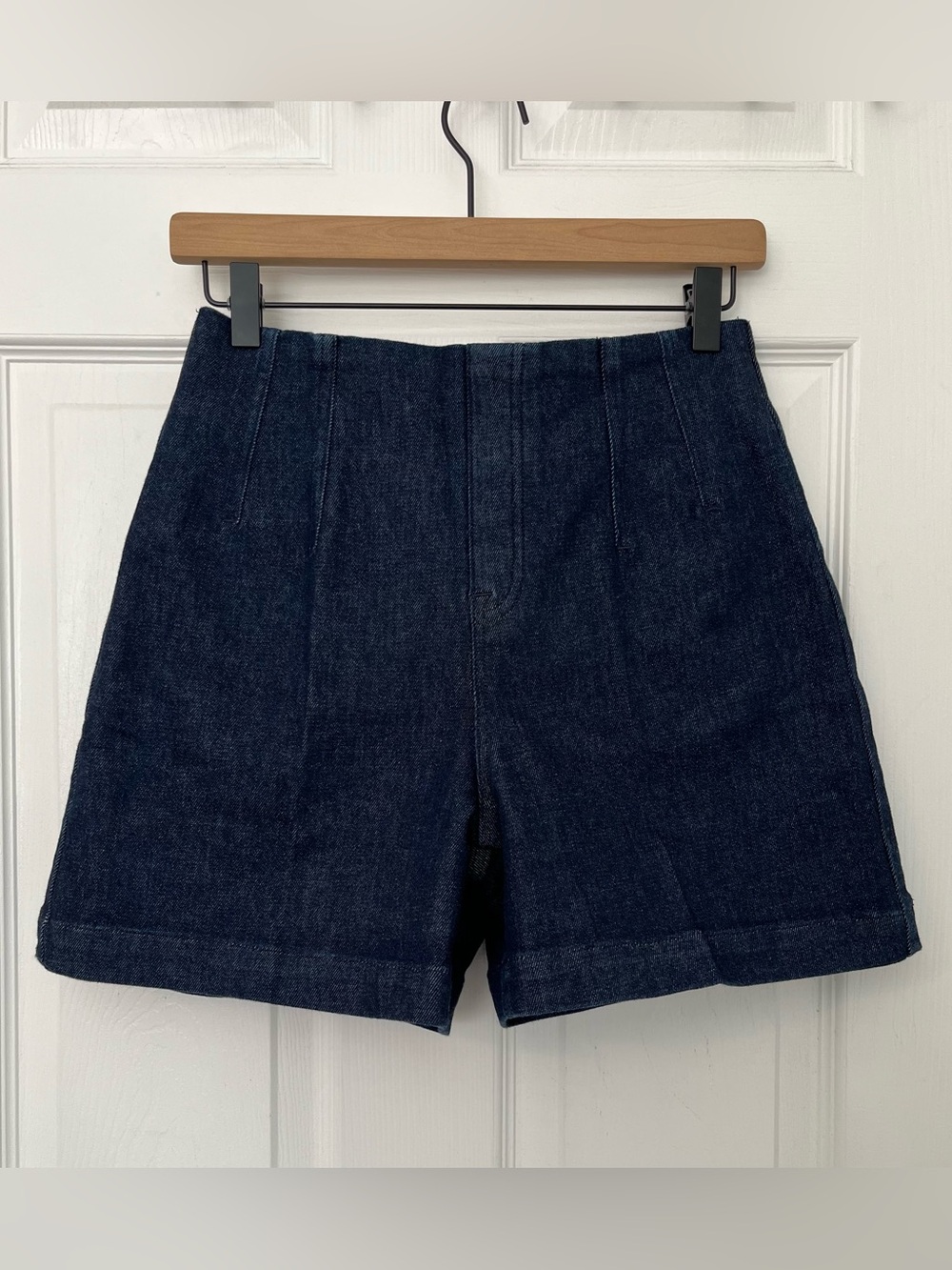 SPANX zero waistband denim Shorts (S)